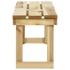 vidaXL Panchina da giardino 140 cm Legno di pino impregnato Anteprima dell’immagine prodotto 2