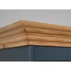 Highboard Vitrine, Massivholz in grau mit Kiefer Optik Produktbild-Vorschau 3