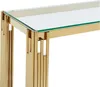 Wandkonsole - Sicherheitsglas & Edelstahl - Goldfarben - Produktbild-Vorschau 4