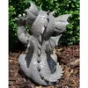 Gartendrache schneidet Grimasse Drache Figur Gargoyle Produktbild-Vorschau 4