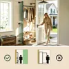 SoBuy Wandplank met opbergruimte, 2 houten planken, zwart, Productafbeelding-voorbeeld 8