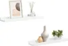vidaXL Modanature per quadri 2 pz. MDF bianco 40x9x3 cm Anteprima dell’immagine prodotto 1