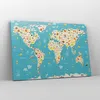 Bild auf Leinwand - Leinwandbild - Geographie Globus Grafik Produktbild-Vorschau 4