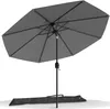 VOUNOT® Sonnenschirm für Balkon, 270 cm, Knickbarer Produktbild-Vorschau 1