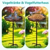 Vogeltränke Stehend,Vogelbad für Draußen Garten,35In Metall Produktbild-Vorschau 5