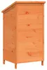 Abri de jardin vidaXL marron 59 x 56 x 113,5 cm en bois Voir les images du produit 7