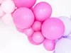 Starke Latexballons, Fuchsia, Pastellfuchsia, 12 cm, 100 Produktbild-Vorschau 3