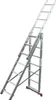 krause werke werk corda alu aluminium leiter schiebeleiter anlegeleiter aluleiter teleskopleiter ausziehleiter sprossenleiter ausziehbar leitern duo gerüst arbeitsgerüst kleingerüst leitergerüst 3x11 3x9 3x7 fahrgerüst Podgląd zdjęcia produktu