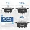 Scheffler Kochtopf Set Induktion 6-teilig,32/36/40cm Töpfe Produktbild-Vorschau 9