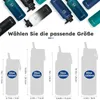 Omgoods - RVS Waterfles met Rietje en 2 Doppen Productafbeelding-voorbeeld 5