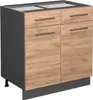 Küchenunterschrank Vicco Fame-Line Goldkraft Eiche 80 cm Produktbild-Vorschau 1