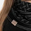 Knit Factory Dusk Loop Schal - Schwarz/Anthrazit - One Size Produktbild-Vorschau 3