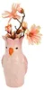 G. Wurm Vase Papagei aus Keramik, andere, Keramik, Pink, Produktbild-Vorschau 1