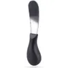COLTELLO DA BURRO 12,5 cm in acciaio inox nero coltello da Anteprima dell’immagine prodotto 1