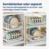 Heikoeco ®Abtropfgestell Geschirr, Geschirrabtropfgestell Produktbild-Vorschau 3