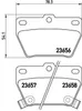 Brembo Bremsbelagsatz, Scheibenbremse Hinterachse P 83 057 Produktbild-Vorschau 1
