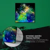 Coloray Uhr auf Leinwand 30x30 cm Wand Uhr Dekoration Produktbild-Vorschau 5