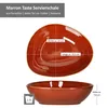 2x Servierschale Marron Taste 1,3L Deko-Schüssel große Bowl Produktbild-Vorschau 6