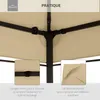 Outsunny Toile de rechange pour pavillon tonnelle tente 3 x Voir les images du produit 6