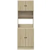 vidaXL Armoire de cuisine Chêne Sonoma 60x50x180 cm Bois Voir les images du produit 4