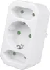 Steckdosenadapter 3fach, 1 Schuko/2 Euro Produktbild-Vorschau 1