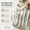 Kinderbesteck 6er Set Kinder Besteck Edelstahl Tiermotiv Produktbild-Vorschau 8