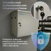 Extralink Armadio Rack 19", 6U, 600x600 mm, Grigio, Porta Anteprima dell’immagine prodotto 3