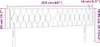 vidaXL Kopfteil mit Ohren Dunkelgrau 203x16x78/88 cm Samt Produktbild-Vorschau 8