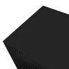 A close-up, angled view of the top corner of a black cabinet or storage unit. Podgląd zdjęcia produktu