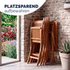 CASARIA® Gartentisch-Set FSC®-Zertifiziert 4-Personen Produktbild-Vorschau 9