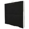 A black air filter with a white plastic tab on top, shown at a diagonal angle against a white background. Produktbild-Vorschau