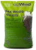A bag of oak wood pellets. Produktbild-Vorschau