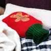 Termofor Gumowy na Wodę Ciepłą Zimną w Sweterku Czerwony Podgląd zdjęcia produktu 7
