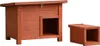 @Pet Hedgehog House Wood Brown Náhled obrázku produktu 2