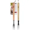 Bbq Vork Rvs/Hout 46X7Cm Náhled obrázku produktu 2