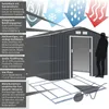 HATTORO S250 Metall Gerätehaus Geräteschuppen mit Produktbild-Vorschau 4