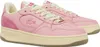 A pair of pink Lacoste sneakers on a white background. Voir les images du produit