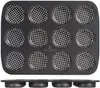Westmark Mini-Burger Bun Backblech 12 Nester, grausilber Produktbild-Vorschau 3