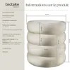 Tabouret ALTU rembourré avec rangement - Aspect velours Voir les images du produit 6