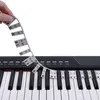 Silikon Klavieraufkleber Abnehmbar - 88 Tasten - Keyboard Produktbild-Vorschau 1