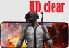 A person in a helmet and tactical gear is shown in front of a phone screen displaying a fiery battle scene. Produktbild-Vorschau