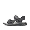 Rieker fsk herren sandalen Sandale grau schwarz in Gr. 41 Produktbild-Vorschau 10