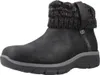 A single black boot with a knitted cuff is shown against a white background. Voir les images du produit