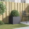 vidaXL Pflanzkübel Anthrazit 49x47x46 cm Stahl Produktbild-Vorschau 3