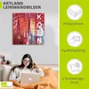 ARTland Leinwandbild Köln Skyline Collage II Größe: 40x40 Produktbild-Vorschau 2
