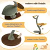 A collage of images and text highlighting the features of a cat tree. Podgląd zdjęcia produktu
