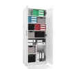 Schrank Mehrzweckschrank weiß 74cm Breite 180cm Höhe mit Produktbild-Vorschau 2