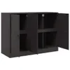 vidaXL Kredens czarny 99x39x73 cm stalowy Podgląd zdjęcia produktu 7