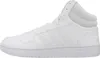 adidas Hoops 3.0 Mid Schnürstiefel Weiß Produktbild-Vorschau 4