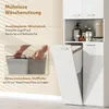 HOMCOM Badezimmerschrank, Hochschrank mit ausklappbarem Produktbild-Vorschau 5